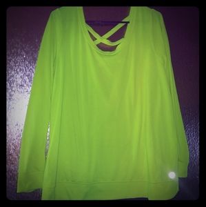 Torrid neon yellow active top 2X